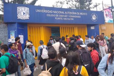 Fachada del CCH Naucalpan