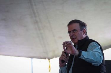 El secretario de Relaciones Exteriores, Marcelo Ebrard