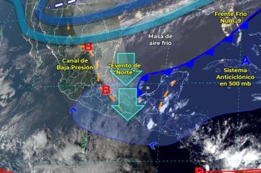 Clima México hoy 17 de noviembre