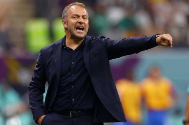 Hansi Flick aceptó el fracaso de Alemania.