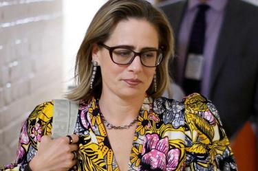 Kyrsten Sinema, senadora de Arizona en el Congreso de Estados Unidos. (AP)