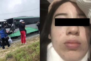 Una de las mujeres heridas