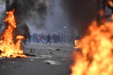Protestas en París
