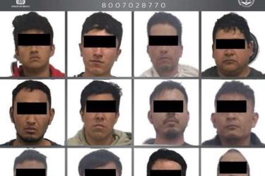 14 detenidos por robo a transporte de carga y secuestro
