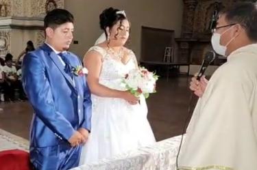 Novio dice que no en su boda