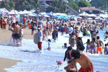 Turistas en Acapulco, Guerrero