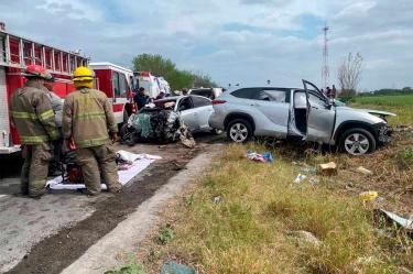 El accidente ocurrió la tarde del domingo.