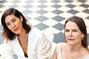 Natalia López Gallardo y Nailea Norvind