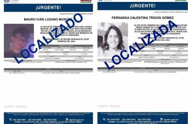 Localizan con vida a Fernanda Valentina y Mauro Iván desaparecidos hace dos semanas.
