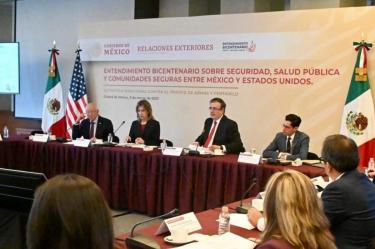 Reunión entre funcionarios de México y EU
