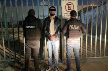 Brandon N detenido en Texcoco 
