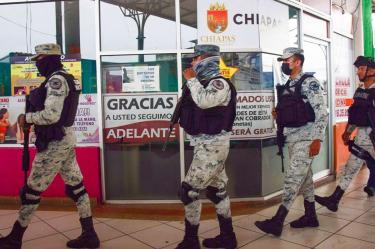 Guardia Nacional en Chiapas