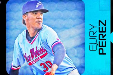 Eury Pérez, pitcher Marlins Miami 2023