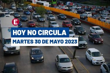 Hoy No Circula 30 de mayo de 2023 en CDMX y Edomex