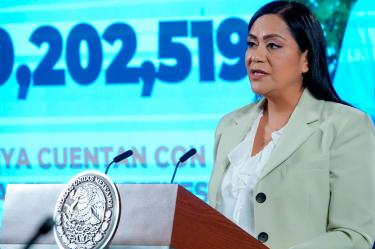 Ariadna Montiel Reyes, secretaria del Bienestar