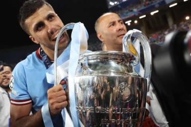 Rodri fue el autor del único gol del encuentro.