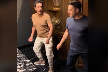 Omar Fayad y Ari Borovoy bailan canción de OV7 y se vuelven virales