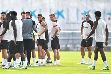 Jugadores del Barcelona
