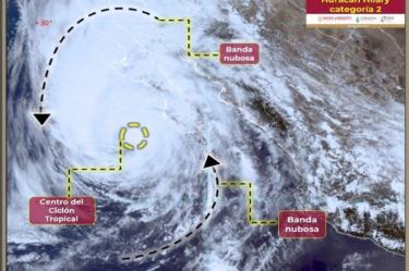 Trayectoria EN VIVO: Hilary se debilita a huracán categoría 2