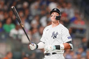 Aaron Judge, beisbolista de los Yankees.