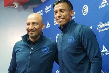 Oscar Pérez y Ángel Sepúlveda en su presentación.
