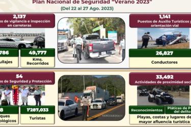 Hay desplegados en el país 266 mil 55 elementos de las Fuerzas Armadas