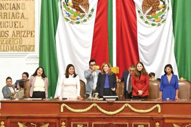Gabriela Salido, asumió ayer la presidencia de la Mesa Directiva del Congreso de la Ciudad de México