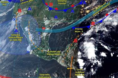 Pronóstico del clima México hoy 28 de septiembre de 2023.