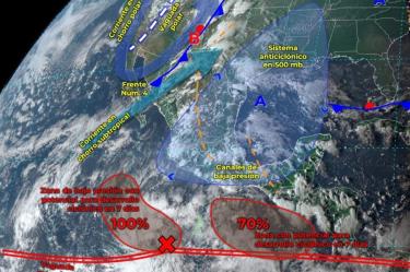 pronóstico del clima México hoy 3 de octubre de 2023