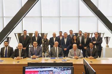 Federación Mexicana de Futbol y la Liga MX en reunión con representantes de los Países del Golfo y Norte de África.