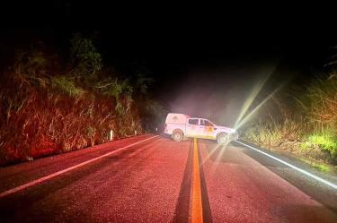 Camioneta recuperada con fuente radiactiva