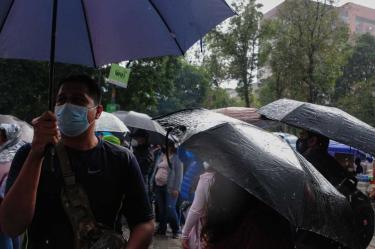 Alertan por lluvias muy fuertes en la CDMX