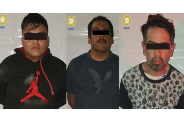Detienen a 3 de la banda de "Los Escamas" en la GAM