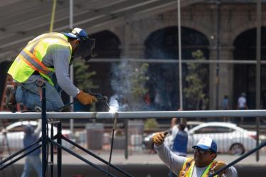 Trabajadores en México