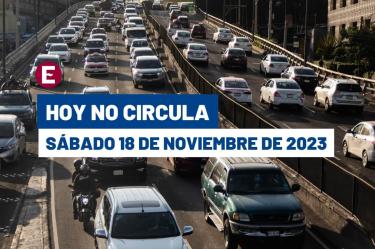  Hoy No Circula del 18 de noviembre del 2023.