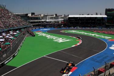 Sergio Pérez durante GP de México 2023.