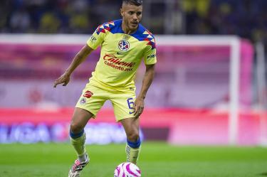 Jonathan Dos Santos en partido del América durante Apertura 2023.