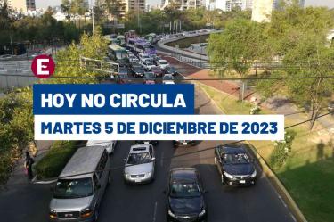 Hoy No Circula 5 de diciembre 2023 en CDMX y Edomex