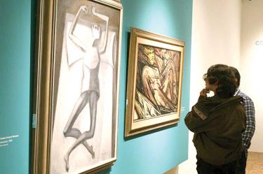 Entre presencia y sentido: las formas de la poética se inauguró la noche del jueves. Fotos: Cortesía INBA