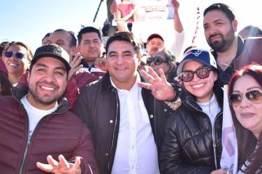 Erik El Terrible Morales en campaña por alcaldía de Tijuana