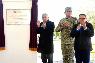 Rosa Icela Rodríguez acompañó al presidente López Obrador en inauguración El Cuchillo II