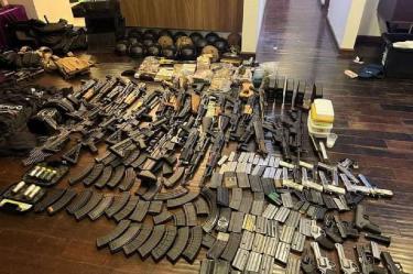 Tijuana. Arsenal decomisado al cártel de los Arellano Félix