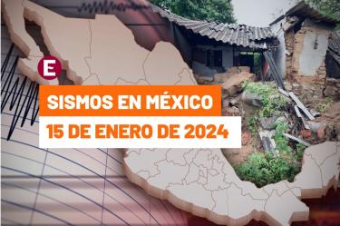 Sismo hoy 15 de enero de 2024, a qué hora tembló por última vez en México