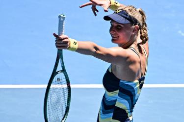 Dayana Yastremska durante Abierto de Australia 2024.