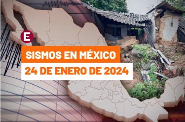 Sismo hoy 24 de enero de 2024, a qué hora tembló por última vez en México