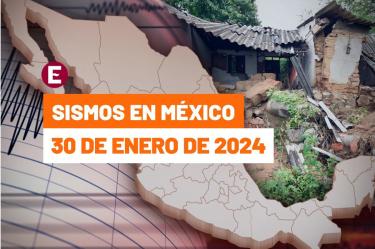 Sismo hoy 30 de enero de 2024, a qué hora tembló por última vez en México