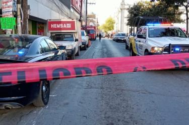 Balacera en centro de Monterrey deja un muerto y tres heridos