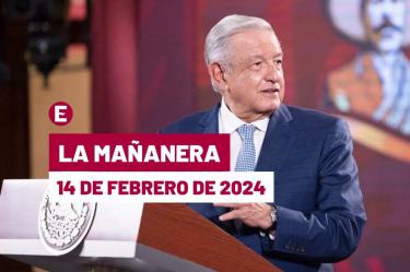 Mañanera de AMLO hoy en vivo | 14 de febrero de 2024