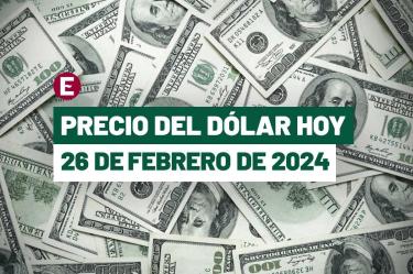 Precio del dólar hoy 26 de febrero de 2024 en bancos de México