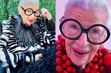 Su mantra preferido era: "¡Atrévanse a ser diferentes!". Foto: Instagram @iris.apfel